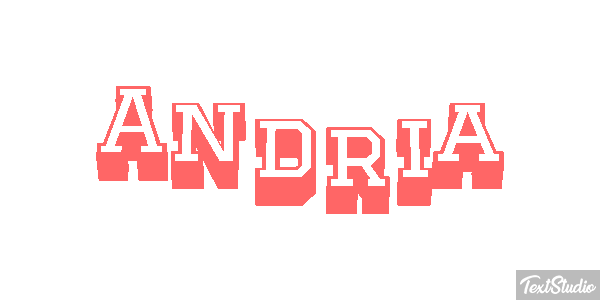 Andria Text effect