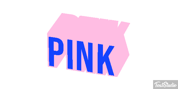 Pink Effetto testo