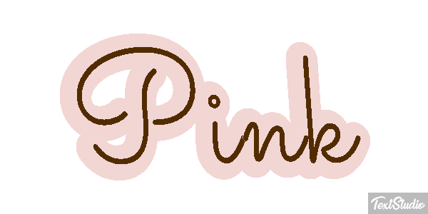 Pink Effetto testo