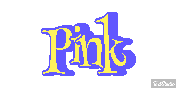 Pink Effetto testo