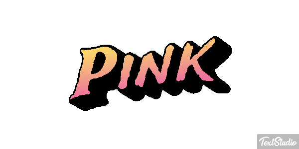 Pink Effetto testo