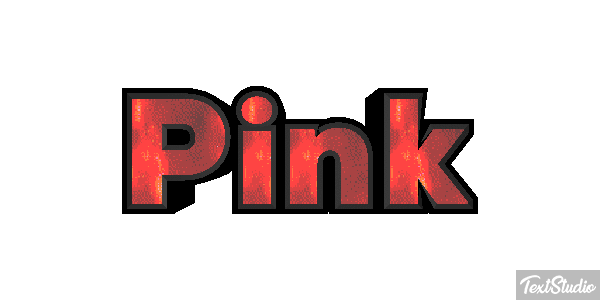 Pink Effetto testo