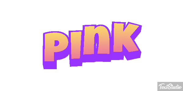 Pink Effetto testo