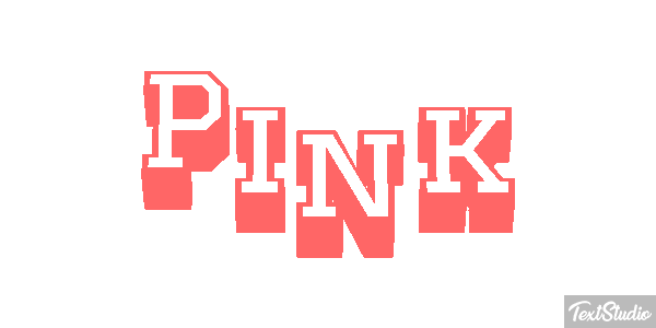 Pink Effetto testo