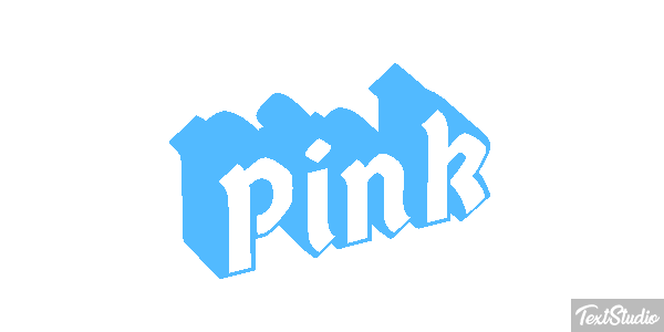 Pink Effetto testo