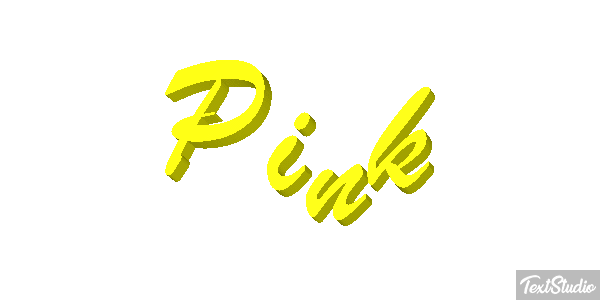 Pink Effetto testo