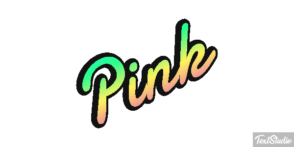 Pink Effetto testo