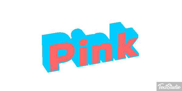 Pink Effetto testo