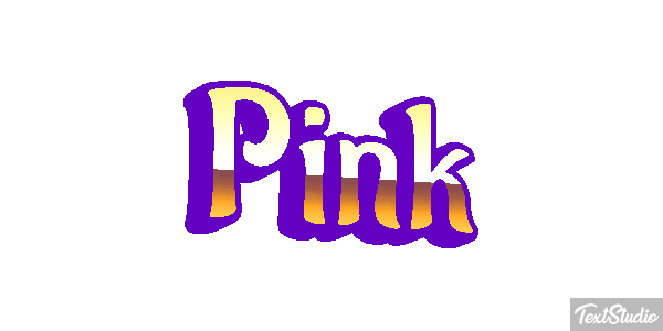 Pink Effetto testo