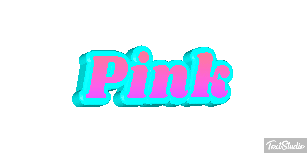 Pink Effetto testo