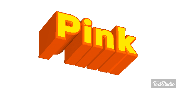 Pink Effetto testo