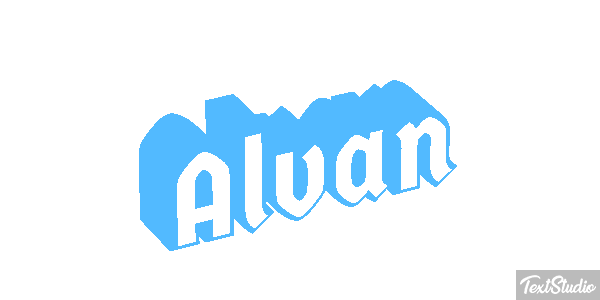 Alvan Text effect