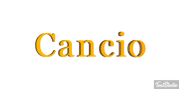 Cancio Efecto de texto
