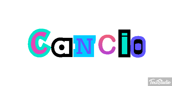 Cancio Efecto de texto