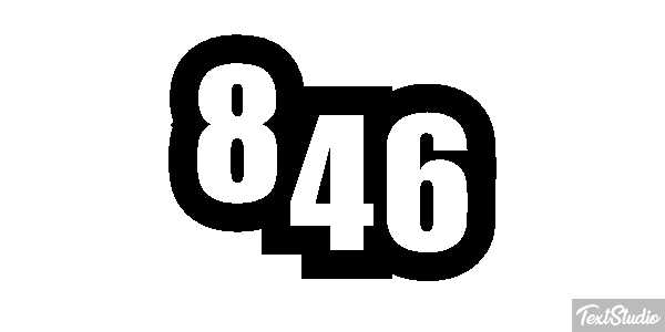 846 Texteffekt