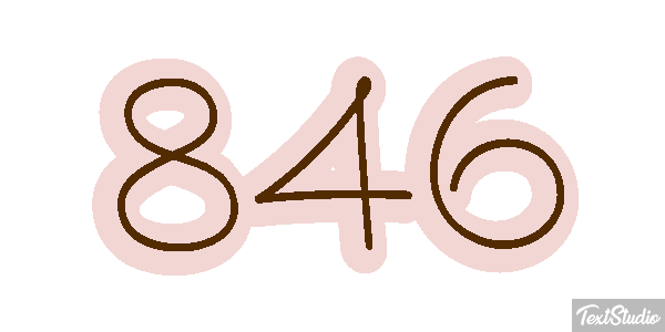 846 Texteffekt