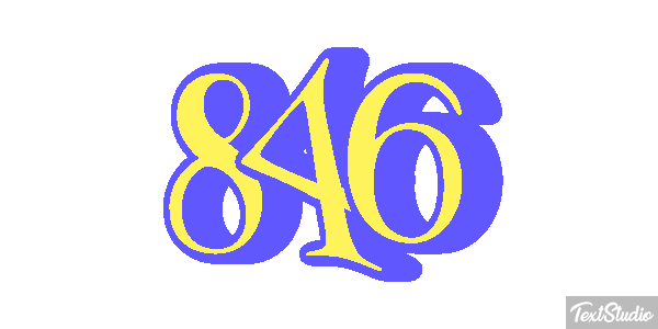 846 Texteffekt