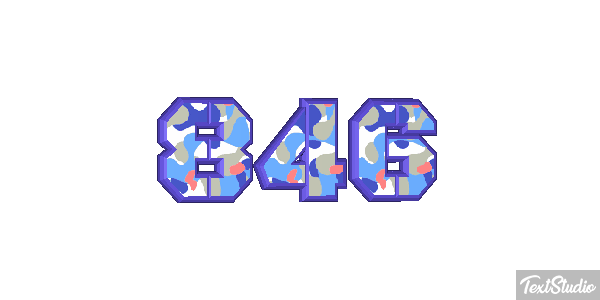 846 Texteffekt