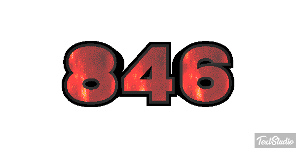 846 Texteffekt