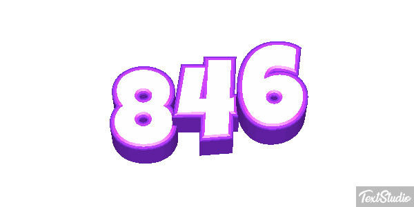 846 Texteffekt