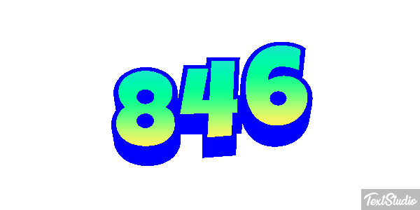 846 Texteffekt
