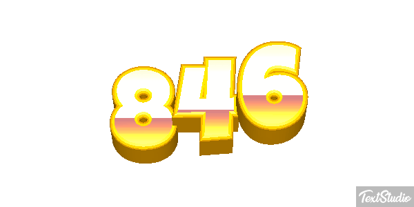 846 Texteffekt