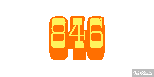 846 Texteffekt