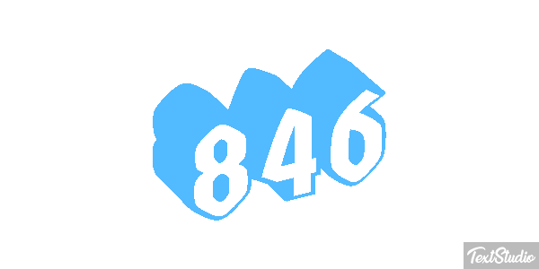 846 Texteffekt