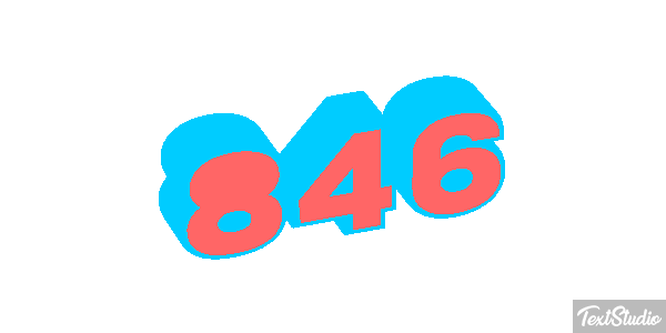 846 Texteffekt