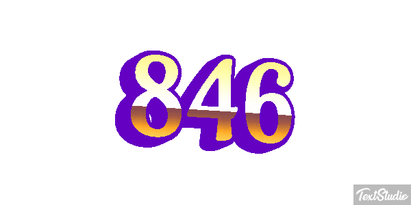 846 Texteffekt