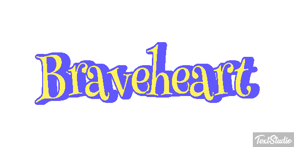 Braveheart Efecto de texto