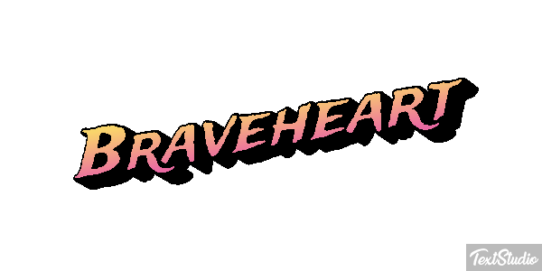 Braveheart Efecto de texto