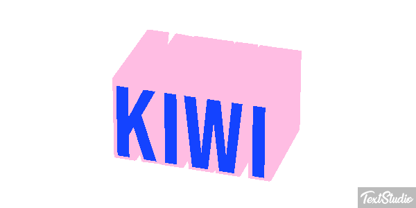 Kiwi Effetto testo
