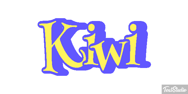 Kiwi Effetto testo