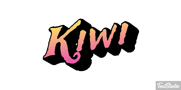 Kiwi Effetto testo