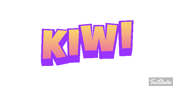 Kiwi Effetto testo