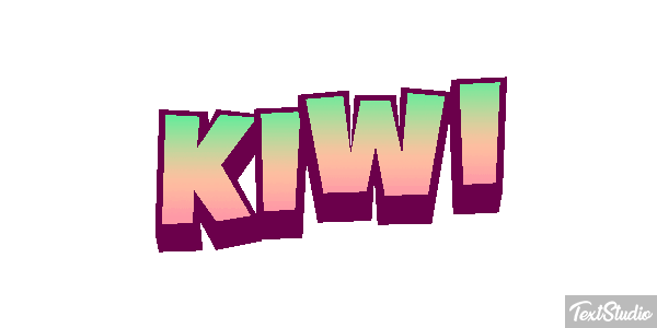 Kiwi Effetto testo