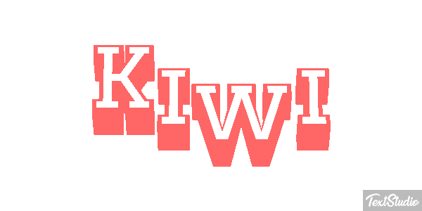 Kiwi Effetto testo