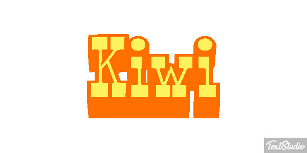 Kiwi Effetto testo