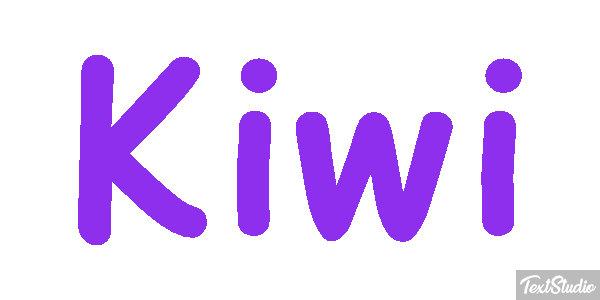 Kiwi Effetto testo