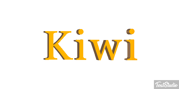 Kiwi Effetto testo