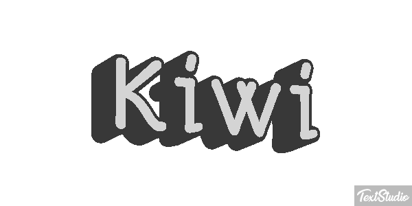 Kiwi Effetto testo