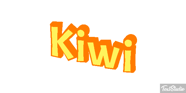 Kiwi Effetto testo