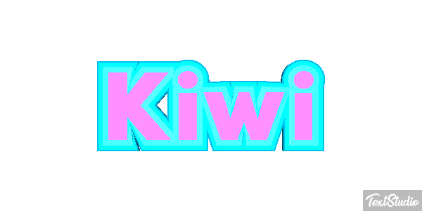 Kiwi Effetto testo
