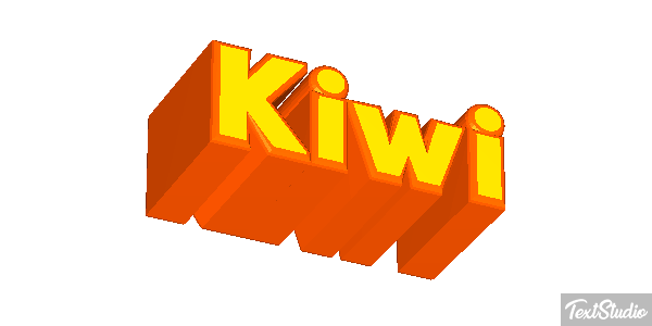 Kiwi Effetto testo