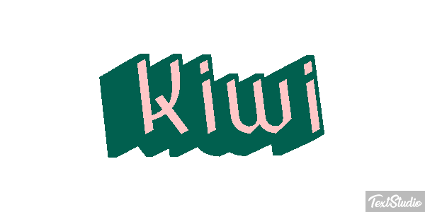 Kiwi Effetto testo