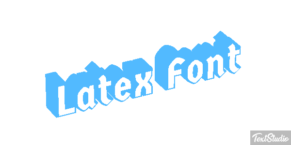 Latex Font テキスト効果