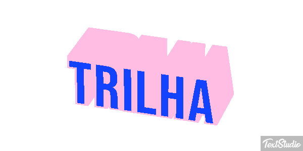 Trilha Efeito do texto