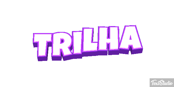 Trilha Efeito do texto