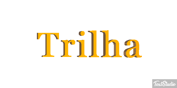 Trilha Efeito do texto